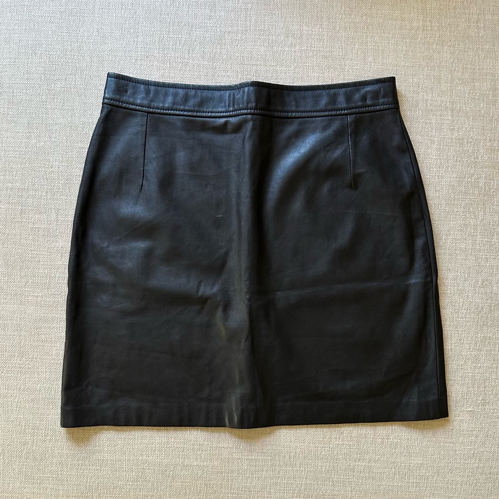 Black Leather Skirt